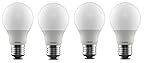 Wipro Garnet 5W LED Bulb for Home & Office |Cool Day White (6500K) | E27 Base|220 degree Light coverage |4Kv Surge Protection |400V High Voltage Protection |Energy Efficient | Pack of 4