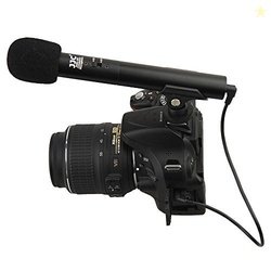 JJC SGM-185II DSLR/Video Mini Shotgun Auxiliary Unidirectional Microph