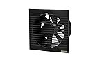 Polycab Freshner Axial 150mm Air Exhaust fan/Ventilation fan for Kitchen, Bathroom| High Speed,Noiseless| Sleek Design Easy to Clean, Powerful Motor, 100% Copper Winding|2 Year WarrantyãBlackã
