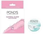 POND’S Light Face Moisturizer 200 ml, Daily Lightweight Non-Oily Cream with Vitamin E for Soft Glowing Skin, SPF 15 – With Vitamin C & Niacinamide&Pond’s Natural Glow Face Powder, Pink Glow – 30G