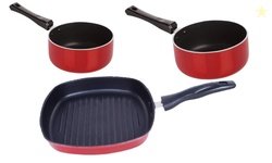 Nirlon Kitchen Utensils Non Stick Cooking Set (SP(M)_SP(B)_GP24)