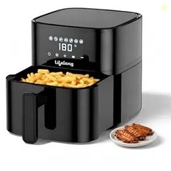 Lifelong 4.2 Litre Digital Air Fryer |1200W Quick Heating With 7 Prese