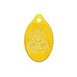 Muthoot Pappachan Swarnavarsham 24K (999) Yellow Gold Oval Ganesha Pendant 2 Gram