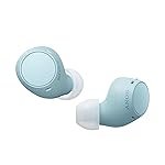 Sony WF-C510 Wireless Bluetooth Earbuds with Mic, TWS, in Ear, Ambient Sound Mode, Small and Comfortable, IPX4, Quick Charge, Multipoint Connectivity, Customized EQ, Up to 22 Hours Battery- Blue