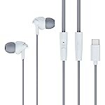 Boat Bassheads 300C Wired Earphones,Type-C Jack, 10mm Drivers, Signature Sound, in-Line Microphone, Integrated Controls, Voice Assistant & 120cm Cable (Cool Grey)