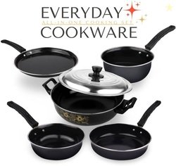 Smart Choice PrimeCook 6-Piece Non-Stick Cookware Set, ...