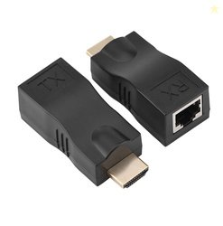 Zerone RJ45 to 1.4 Network Cable Extender, 30m Over Cat 5e/6 Ethernet