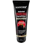 MAN CODE Charcoal Peel Off Mask For Men, Detoxifies Skin, Deep Cleansing, Prevents Pore Clogging, Removes Blackheads – 100Gm