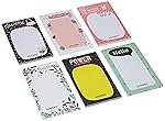 Solimo To Do List Planner â 6.5â x 3.5â, 50 Sheets Easy Tear Off Notepads, for Grocery, Shopping, Reminders, Checklist, Set of 6