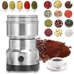 VARNI ADR Nima Mini Electric Mixer Grinder - Stainless Steel Small Mas
