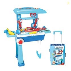 Kids Mandi Playset Suitcase Workbench Toy Set | Portable Multicolour A