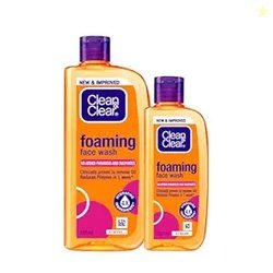 Clean & Clear Foaming face wash for oily skin, removes 99.8% pimple ca
