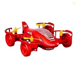 Kids Mandi 2-in-1 Shark Plane Toy Car | Battery Operated Transforming