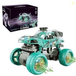 Kids Mandi Stunt Car Toy | Stunt Spray Car with 3D Flashing Lights & S