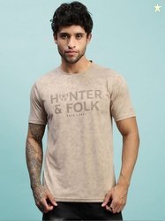 LUX NITRO Men Typography Printed T-shirt