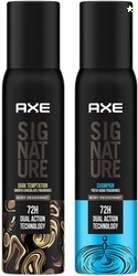 AXE SIGNATURE SIGNATURE Dark Temptation and Champion Deodorant No...mo