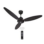 ACTIVA Gracia 1200MM (28 Watts) BLDC Motor Ceiling Fan With LED Light | Remote | 3 Blade Energy Saving BEE 5 Star Rated Fan | Noiseless Operation | 3 Year Warranty (Smoke Brown)