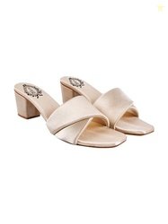 Shoetopia girls Heel-311 Cream Heeled Sandal - 3 UK (Girls-Heel-311-Cr