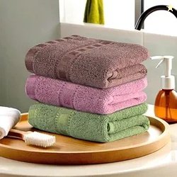 Urbane Home Pack of 3 Cotton Hand/Face Towels for Men & Women | Easily