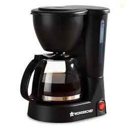 Wonderchef Swift Brew Coffee Machine for Home | 650W | Brew 6 Cups at