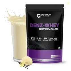 DENZOUR NUTRITION Denz-Whey Isolate Protein Powder  27g Protein, 5.5g