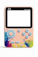 500-in-1 Rechargeable Handheld Video Game Console for Kids with 3 Inch Display, Portable Retro Gaming Console, Built-in Classic Games, USB Charging, Pocket Size Video Game Player for Boys Girls Travel