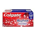 Colgate MaxFresh Toothpaste, Spicy Fresh Red Gel paste with Menthol for Super Fresh Breath, 600gm, Saver Pack