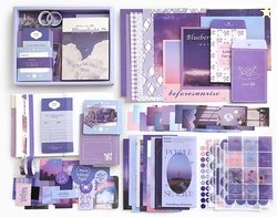 Vintage Aesthetic Scrapbook Kit(346Pcs)Scrapbooking Supplies Kit With