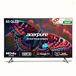 Acerpure 164 cm (65 inch) Elevate Series Ultra HD 4K QLED Smart Google