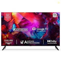 BLACK+DECKER 126 cm (50 inches) A1 Series 4K Ultra HD LED Smart Google
