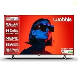 Wobble 138.7 cm (55 inches) K Series 4K UHD Smart Goggle LED TV WB55UD