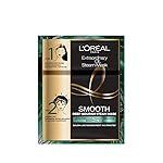 L’OrÃ©al Paris Professional Nourishing Treatment, For Smooth & Straight Frizz-Free hair, Paraben Free, With Precious Essential Oils, Extraordinary Oil Smooth Steam Mask, 20ml + 40g