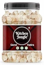 Kitchen Jungle Gond Katira Pure 500 GM Jar Pack | Tragacanth Gum High Cooling Properties kathila gound | Almond Gum Badam Pisin