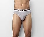 Levi’s 029 Men’s Premium Supima Cotton Micro Modal Solid Brief – Low Rise, Outer Elastic Waistband (Pack of 1)