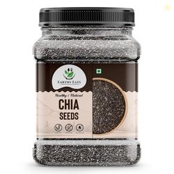 Earthy Eats Chia Seeds 1KG for Eating | Rich in Calcium, Protein & Fib