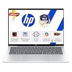 HP OmniBook 5 OLED (Previously Pavilion), Snapdragon X Processor (16GB LPDDR5x, 512GB SSD) 2K, 14”/35.6cm, Win11, M365 Basic(1yr)* Office24, Silver, 1.35kg, he0014QU, Light-Weight, Next-Gen AI Laptop