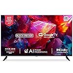 BLACK+DECKER 109 cm (43 inches) A1 Series 4K Ultra HD LED Smart Google TV BXTVGU43UD2875ATIN (Black)
