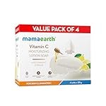 Mamaearth Vitamin C Moisturizing Lotion Soap(Value Pack of 4) – 125 g X 4 Units | Deeply Cleanses | Moisturizing Bathing Bar | Brightens Skin | Nourishes Dry Skin | Non-Drying | 76% TFM Grade 1 Soap