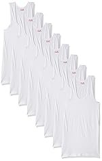 Rupa Jon Sleeveless Vest for Men, 100% Cotton Material, Round Neck, Pack of 9