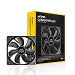 Ant Esports Carbonflow 120mm Case Fan – Black, High Static Pressure, PWM Control, 1300 RPM, 40.0 CFM Airflow