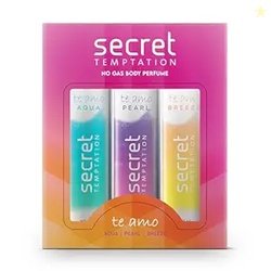 Secret Temptation Te Amo Aqua, Breeze and Pearl Perfume Body Spray Com