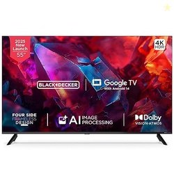 BLACK+DECKER 139 cm (55 inches) A1 Series 4K Ultra HD LED Smart Google