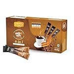 Wellgin Coffee â Premium Instant Ginseng Coffee | Natural Energy, Focus & Performance Boost | Vegan, Organic, Gluten-Free, GMO-Free | FSSAI Certified | Pack of 10