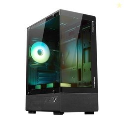 Zebronics Gaming PC Cabinet, mATX/Mini-ITX Compatibility, AIO Cooler S