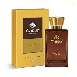 Yardley London Gold Liquid Perfume For Women, Sandalwood Scent, 50ml
