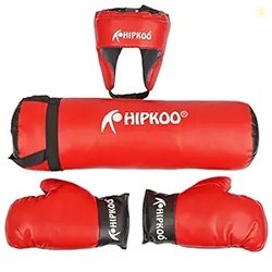 Hipkoo Sports Kids Champ Junior Boxing Kit Set | 1 Punching Bag, 1 Hea