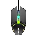Redgear A-10 Wired Gaming Mouse with RGB LED, Lightweight and Durable Design, DPI Upto 2400, Compatible with Windows.