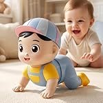 Zest 4 Toyz Musical Toys for Kids | Crawling Baby Toys for 6 to 12 Months | Interactive Learning Sound Action Toy with Soft Music forBabies Toddlers Infant | Birthday Gift | (Assorted Color)