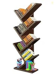 SBF Furniture Engineered Wooden Book Rack,Space Saver Book Shelf for H