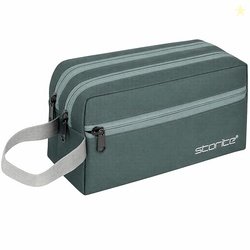 Storite Polyester Multi-Pocket Toiletry Bag for Men & Women Travel, Gr